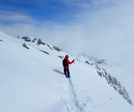 Vedení skupiny ve volném terénu.