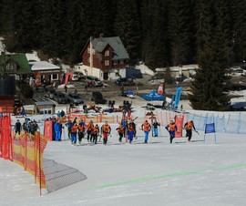 HROMADNÝ START SKIALPOVÉ ŠTAFETY